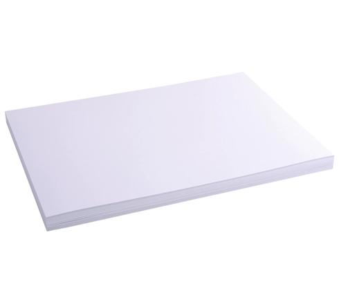 Lot De 4 étuis Exacompta - 100 Fiches Bristol Blanches Non Perforées Par étui