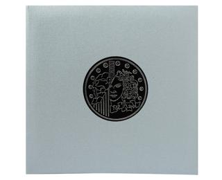 Raccoglitore numismatica + 5 Buste trasparente con 43 scomparti + 5 Intercalari - 24,5x25cm - Metallizzato