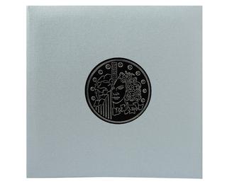 Classeur numismatique + 5 feuilles plastique - 24,5x25 cm - Métallisé