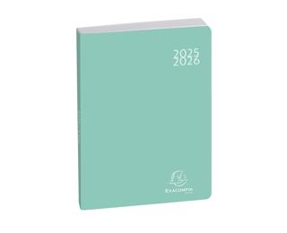 Agenda Forum Office Soft Harmony 15 x 21 cm Journalier Août 2025 à Juillet 2026 - Vert