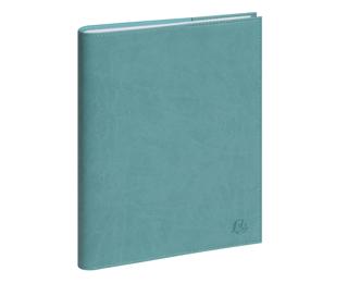 Agenda de bureau Easytime 21S spiralé Ondine 15 x 21 cm Semainier Janvier à décembre 2026 - Bleu