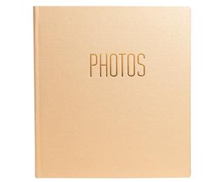 Fotoalbum, 60 Seiten schwarz, 29x32 cm, OfficeByMe - Beige