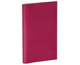 Agenda de poche Eurotime 16S spiralé Volga 9 x 16 cm Semainier Janvier à Décembre 2027 - Framboise