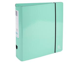 Classeur à levier Aquarel Prem'Touch - Dos arrondi 80mm - A4 - Couleurs assorties - Vert pastel