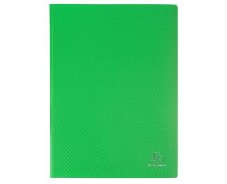 Protège-documents en polypropylène 5/10e OPAK pochettes Cristal 40 vues - A4 - Vert clair