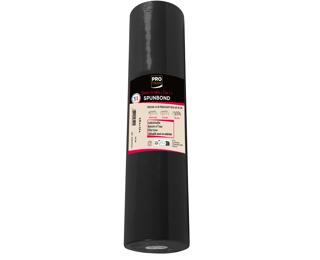 3 en 1 en rouleau spunbond, indéchirable et épongeable - 48x0,40m - Noir