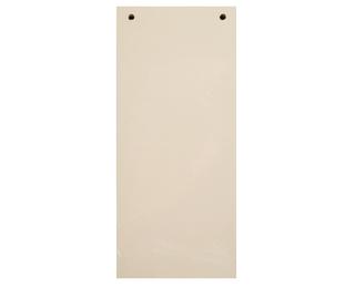Packung mit 100 Trennstreifen, 2-fach gelocht, Recyclingkarton 180g, einfarbig, 105x240mm, Forever - Elfenbein