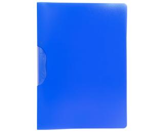 Clip Folder PP Col Cover Clear clip Ast - Assorted colours