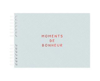 Album à spirales 50 pages blanches Bonheur