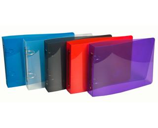 Exacompta 'Crystal' Record Card Ring Binder (Large) 