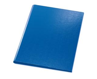 Clipboard foldover coated paper A4 black - Blue