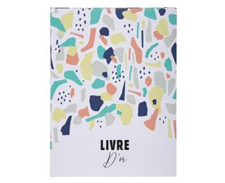 Libro de oro 100p.blanc 27x22cm TERRAZZO - Visual