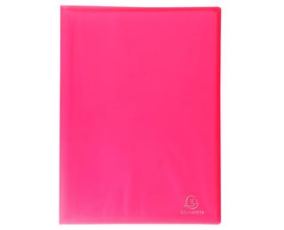 Protège-documents en polypropylène semi rigide Chromaline 80 vues - A4 - Rouge