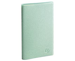 Agenda de poche Espace 17S spiralé Eden 9 x 17,5 cm Semainier Janvier à Décembre 2027 - Vert d'eau