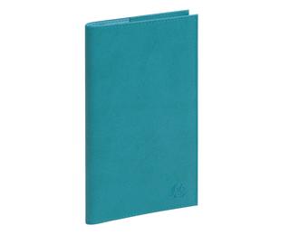 Agenda de poche Espace 17S spiralé Lily 9 x 17,5 cm Semainier Janvier à Décembre 2027 - Bleu