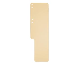Aktenschwanz, Karton 320g, 100x318mm, Packung mit 100 Stück - Elfenbein