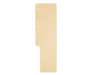 Aktenschwanz, Karton 320g, 100x318mm, Packung mit 100 Stück - Elfenbein