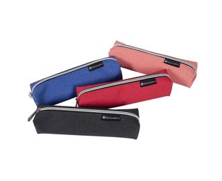 Estuche cuadrado PU MADERA - Colores surtidos