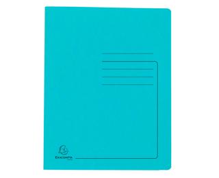 Chemise à lamelle carte lustrée 355gm2 - A4 - Turquoise