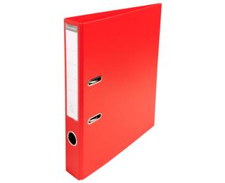 Classeur à levier PVC A4 dos de 50mm. - Rouge