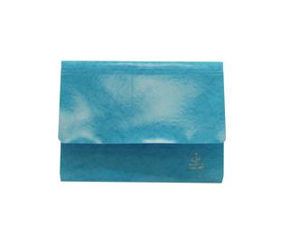 Iderama Document Wallet A4 265gsm - Light blue