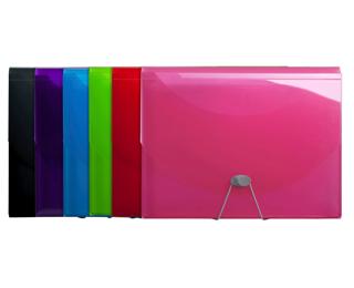 Trieur valisette 13 compartiments en polypropylène IDERAMA PP - 24x32cm - Couleurs assorties