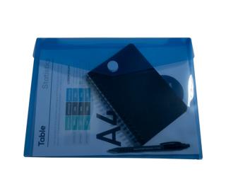Pk 5 Env Pockets PP A4 H&L Ast - Assorted colours