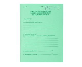 Livret individuel contrôle transport