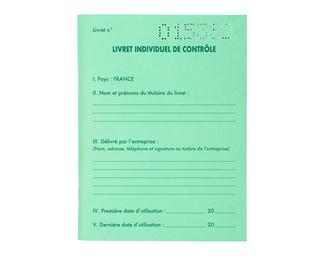 Livret individuel contrôle transport
