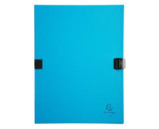 Faldone N'Clip con patella e dorso estensibile fino a 13cm carta telata - 24x32cm - Turchese