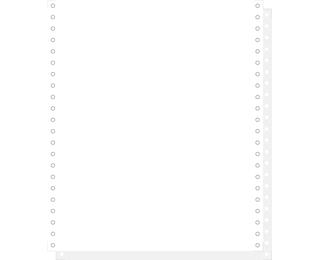 WHITE 2 PLY CARBONLESS COMP.PAP. 240X11''