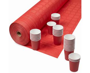 Nappe en rouleau papier damassé - 50x1,18m