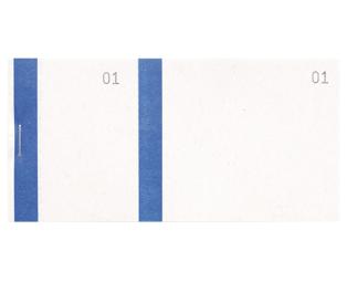 Bloc vendeur 100 feuillets à bande couleur numérotés de 1 à 100 - Format 66x135mm