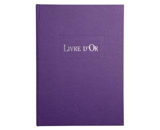 Livre d'or 1M. 220x170 - Violet