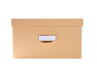 Lot de 3 boîtes de rangement OfficeByMe - Beige