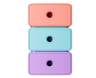 Module de classement Tiny Box 1 tiroir Candy Tidy - Couleurs assorties