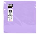 Paquet de 40 serviettes micro-gaufrées ouate 2 plis - 38x38 cm
