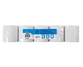 Exacompta Ref: 44839E - 80 x 80mm, 44gsm Thermal Paper Receipt Till Rolls, For Cash Registers, Tills, EPOS, POS Terminal Card Payments, BPA Free, 95m, White, Box of 50 - White