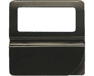 Packung mit 25 Stück Fenster-Kartenreiter, 50mm - Schwarz