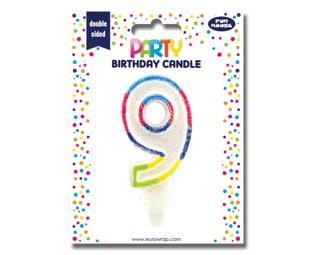 Number candle 9