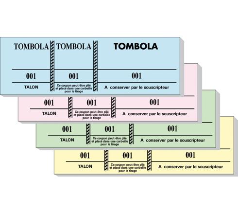 Lot De 10 Blocs De Tombola Jaunes - 100 Feuillets Par Bloc, Format 5x15 Cm, Numérotés De 1 à 1000