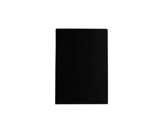 Support visuel en ardoise incliné A6 - Noir