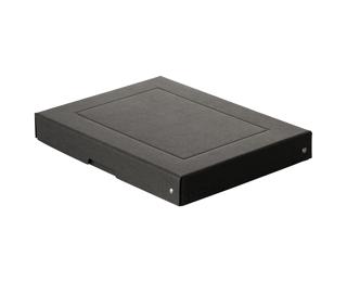 PURE Box Black DIN A4, Füllhöhe 40 mm schwarz 