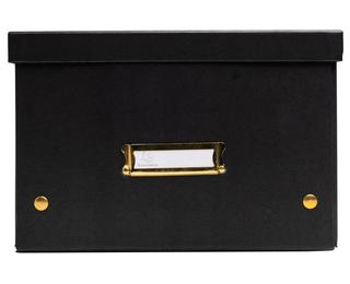 Boîte de rangement à plat carton 27x36x19cm Néo Déco 