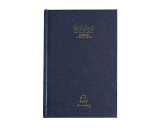 Agenda de bureau Couronne Euro et cents 11 x 17 cm Journalier Janvier à Décembre 2026 - Couleurs assorties