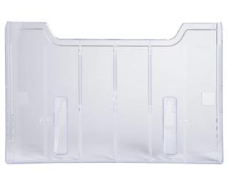 Element für Wandprospekthalter A4 horizontal, Exacryl - Kristall