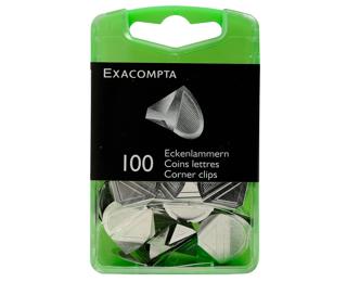 100 esquinas para cartas - Sistemas de fijación - Plata
