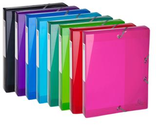 Box File Iderama Elas Fle A4 40mm PP 