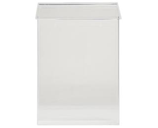 Porte brochure extérieur A5 avec couvercle - Cristal