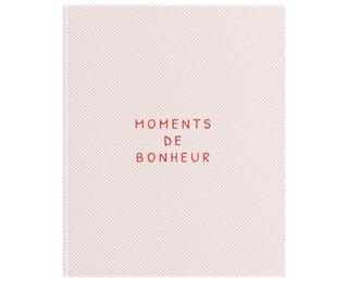 Livre d'or 100 pages tranche argent Bonheur - Rose poudré